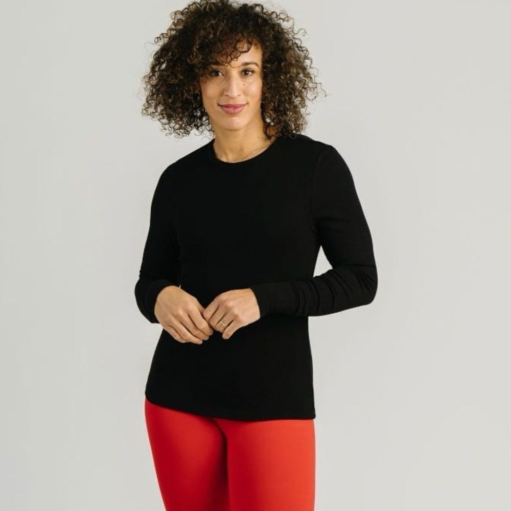 Zyia Active Black Long Sleeve Amara Tee